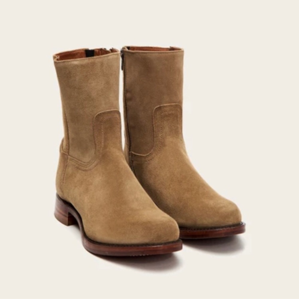 Frye Men’s Campus Zip Waxed Suede/ Leather Boot